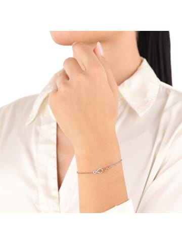Amor Armband Silber 925, rhodiniert+rosévergoldet in Bicolor