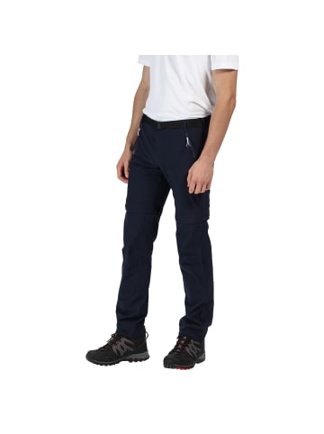 Regatta Wanderhose Xert Zip Off in Navy