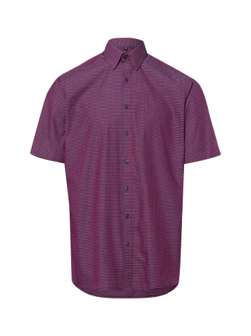 Finshley & Harding Hemd in rot marine - 0005