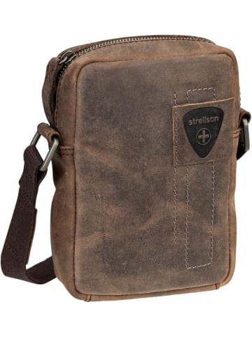 Strellson Umhängetasche Richmond Clint Shoulderbag XSVZ in Dark Brown