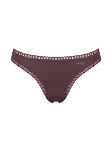 Sloggi String 3er Pack in Pink/Grün