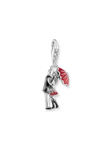 Thomas Sabo Charm-Anhänger in silber, rot