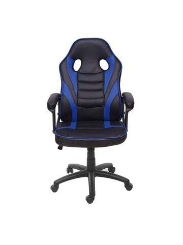 MCW Bürostuhl F59, Gaming-Chair, Schwarz/blau