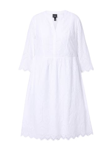 Ulla Popken Kleid in schneeweiß