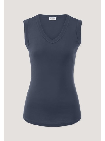 Hessnatur Softrib Top in graphitblau