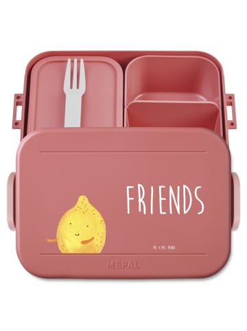 Mr. & Mrs. Panda MEPAL Bentobox Beste Freunde Zitrone Motiv mit ... in Rot Pastell