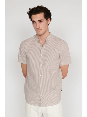 Matinique Kurzarmhemd MAtrostol Gerade Passform in Walnut