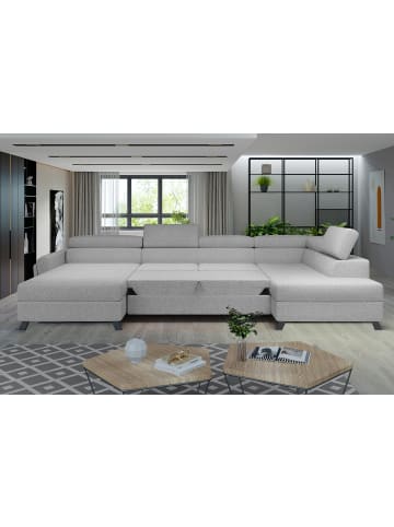 MF Design Joseppe Recamiere Rechts in Blau -  (L) 200 x (B) 360 x (H) 92 cm