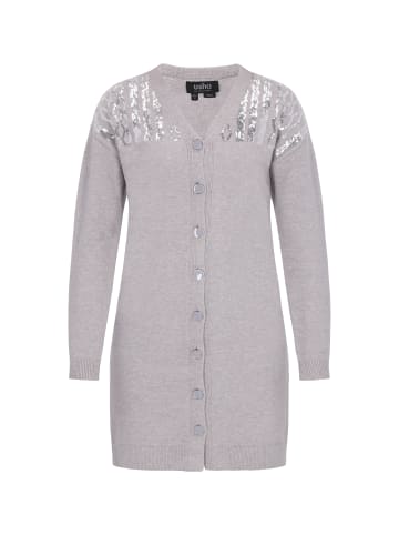 usha BLACK LABEL Women Cardigan in grey melange