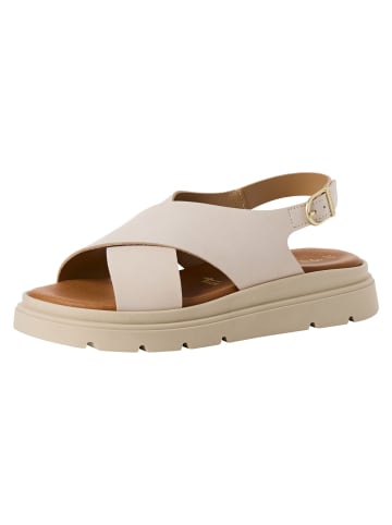 Tamaris Sandalette in IVORY NUBUC