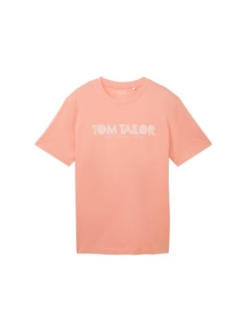 Tom Tailor Print T-Shirt für Herren in rose