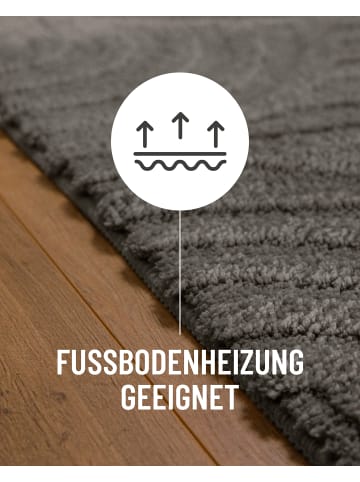 Wecon Home Badteppich Fiete in basalt grau