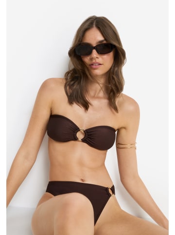 LSCN BY LASCANA Bandeau-Bikini-Top in dark brown