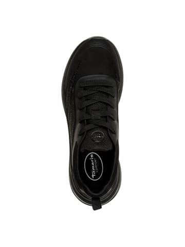 Tamaris WIDE FIT Sneaker in BLACK GLITTER