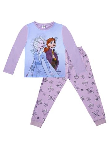 Disney Die Eiskönigin Anna und Elsa Schlafanzug in rosa