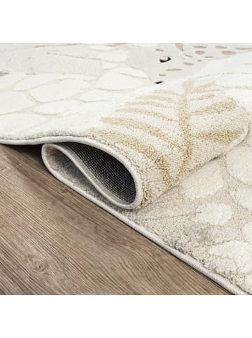 KADIMA DESIGN Kinderteppich Kinder-Motiv Kinderzimmer pflegeleicht Spielzimmer Motiv in Creme