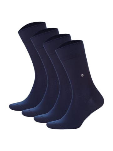 Burlington Socken 4er Pack in Marine