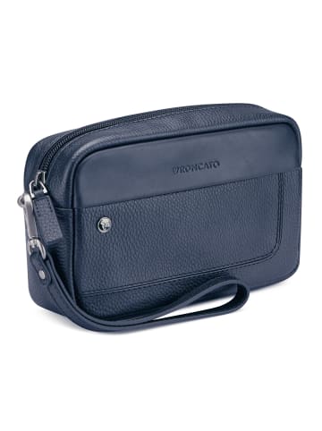 Roncato Alaska Herrentasche Leder 21 cm in navy