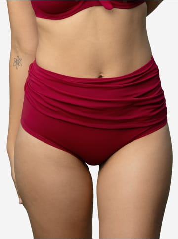 SugarShape Bikini-High-Waist-Panty VALENCI in cherry swim
