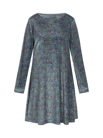 VIRITA Women Dress in Blue Multicolor