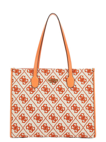 Guess Handtasche Silvana Girlfriend Tote in Orange logo