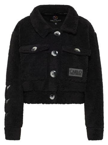 Carlo Colucci Sweatjacke Dallavalle in Schwarz