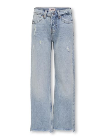 KIDS ONLY Jeans mit weitem Bein in Light Blue Denim