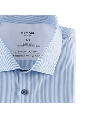 OLYMP  Langarm Business Hemd für Herren in blau