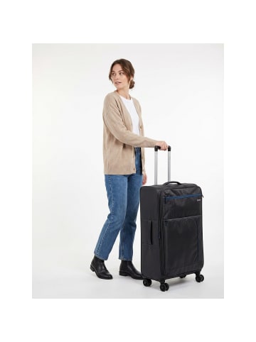 benzi 5825 4 Rollen Trolley L 78 cm mit Dehnfalte grau