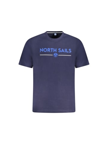 North Sails Blaues Baumwoll-T-Shirt