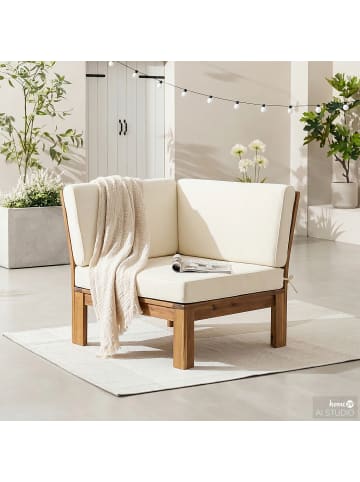 home24 Loungeecke LEXI in Wollweiß