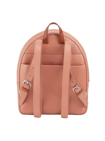 DuDu City Rucksack Leder 26,5 cm in rosa flamingo