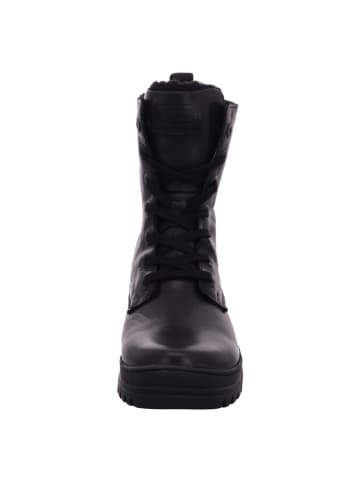 Dockers by Gerli Damenschnürrstiefel warm flach  in  Schwarz