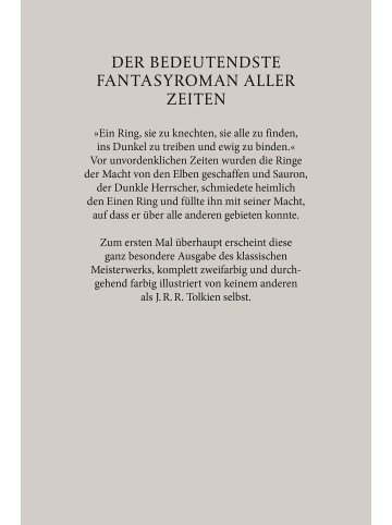 Klett-Cotta Fantasybuch - Der Herr der Ringe