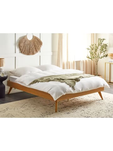 Beliani Doppelbett BERRIC in Braun - (W) 167 x (H) 38 x (L) 202 cm