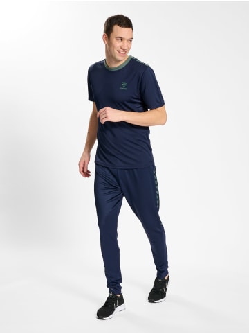 Hummel T-Shirt Hmlstaltic Herren in MARINE/DUCK GREEN