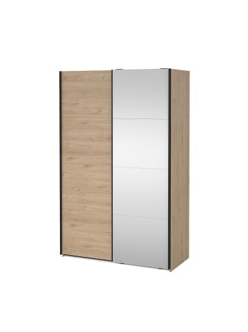ebuy24 Schiebetürenschrank Bergamo (2-türig) Eiche 139 x 67 cm