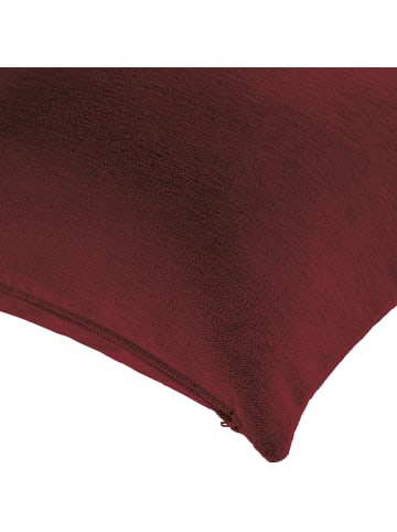 Erwin Müller Jacquard Kissenhülle 2er-Pack in dunkelrot