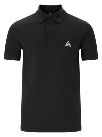 SOS Poloshirt Monviso in 1001 Black