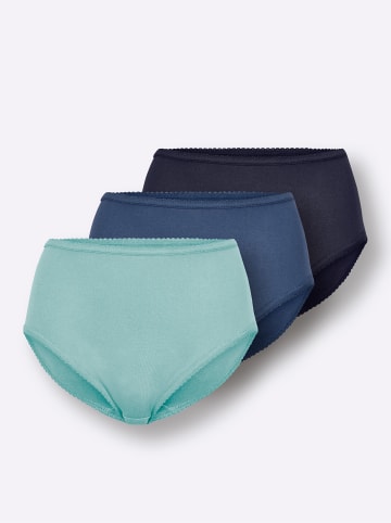 WITT WEIDEN Hüftslip in marine + jeansblau + mint