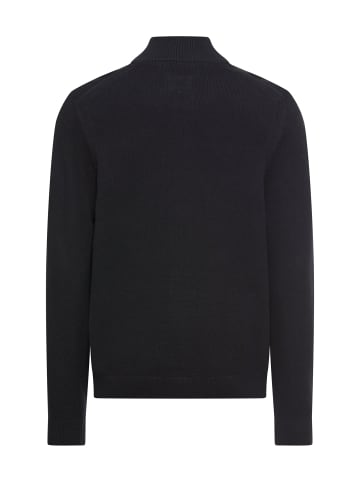 Camel Active Strickjacke mit Stehkragen in Navyblau