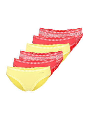 Sloggi Mini Slip GO Crush in Rot / gelb