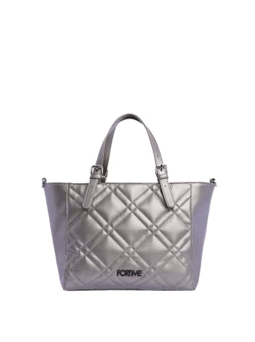 FOR TIME Henkeltasche Helga (B)28 x (H)24 x (T)13 cm in Silber