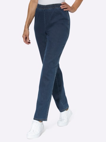 Sieh an! Schlupfjeans in dark blue
