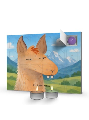 Mr. & Mrs. Panda duft adventskalender Lamakopf Genervt Design oh... in Weiß