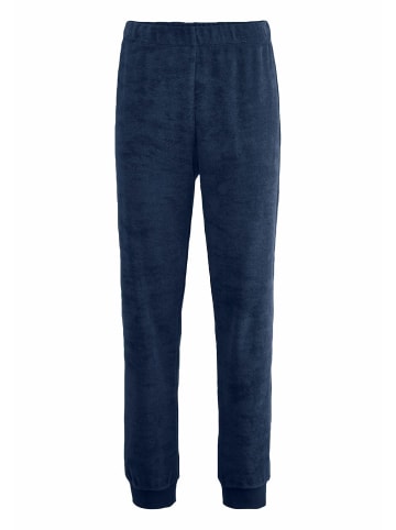 Hessnatur Frottee Loungehose in mitternachtsblau
