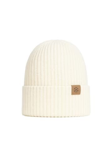 Faera Strickmütze warmes Design in Creme