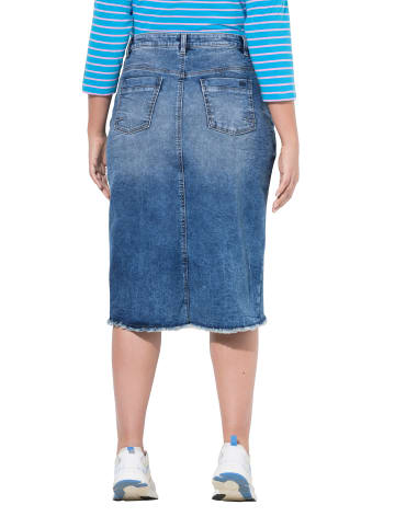 LAURASØN Jeansrock in blue denim