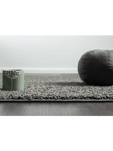 the carpet Hochflorteppich Foxy in Anthrazit