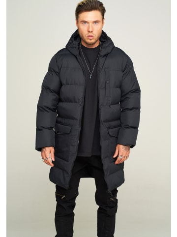 behype Wintermantel PUFFER PARKA in schwarz